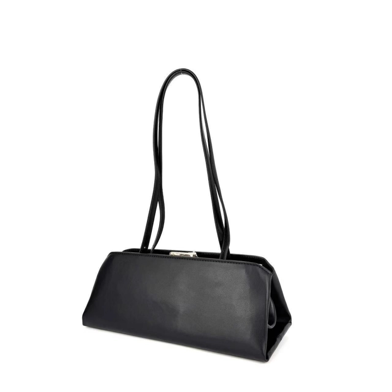 Custom Leather Frame Clutch Bag Manufacturer | Structured Evening Shoulder Bag OEM