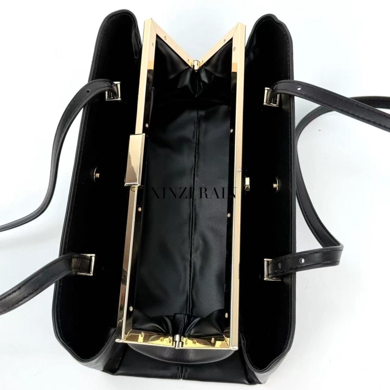 Custom Leather Frame Clutch Bag Manufacturer | Structured Evening Shoulder Bag OEM