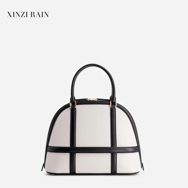 Custom Structured Handheld Bag with Detachable Strap-XINZIRAIN
