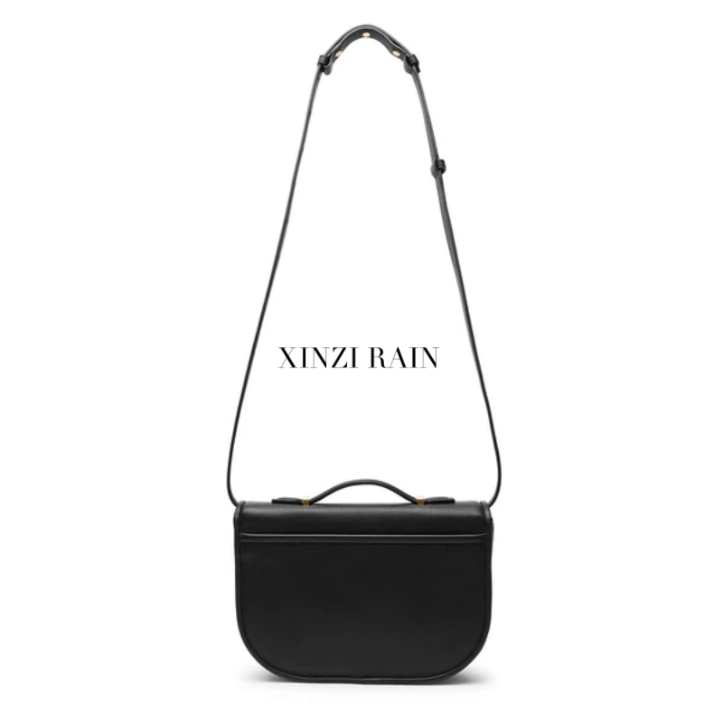 Custom Full Grain Leather Crossbody Bag with Top Handle | OEM & Private Label Manufacturer