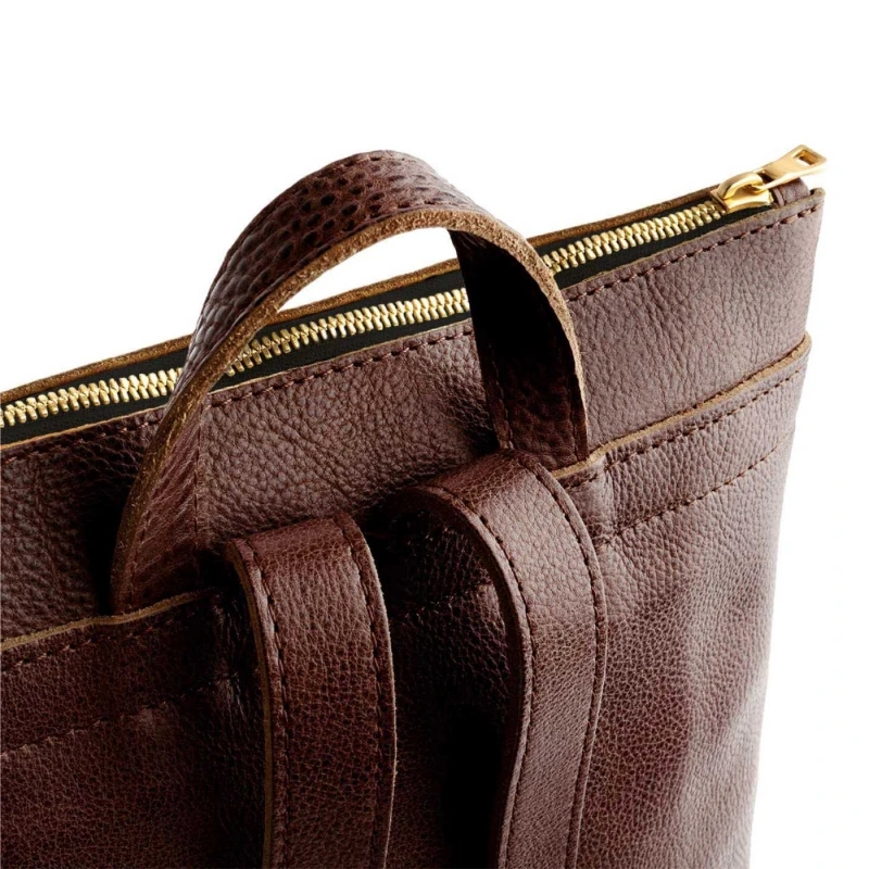 Custom Leather Laptop Backpack | Slim Work Backpack Manufacturer