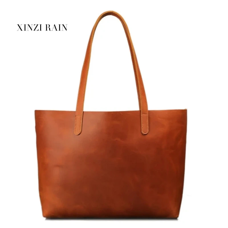 Custom Leather Tote Bag Manufacturer – Premium Full-Grain Leather Tote for Private Label Brands