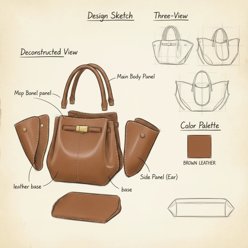 Custom Leather Tote Bag Manufacturer – Structured Large Capacity Tote for Private Label Brands