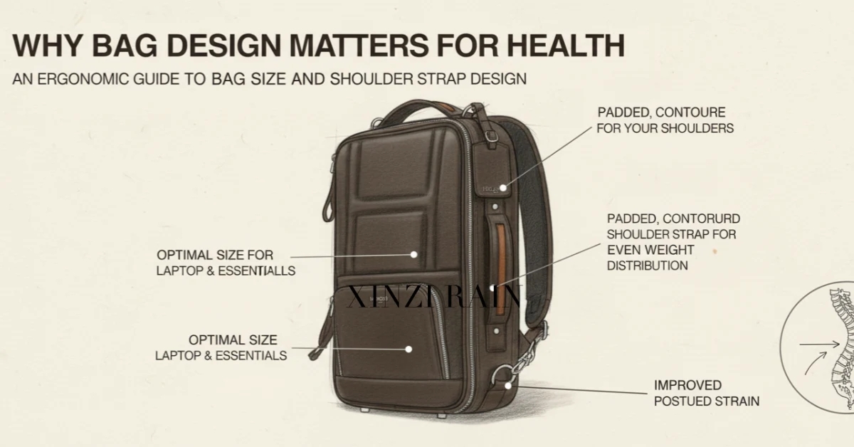 Why Bag Design Matters for Health An Ergonomic Guide to Bag Size and Shoulder Strap Design