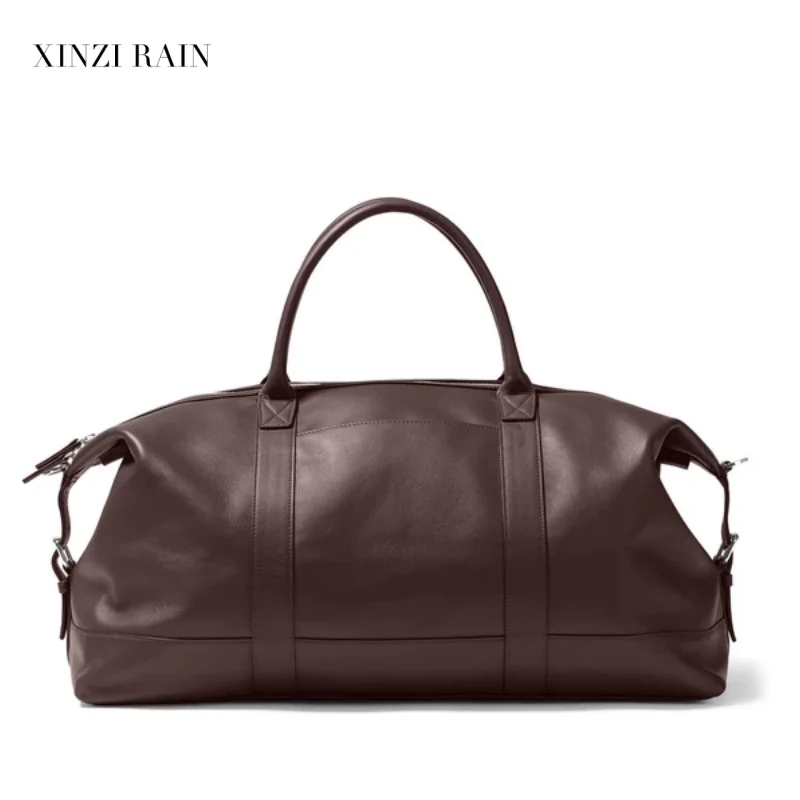 Custom Leather Weekender Travel Bag | OEM & Private Label Manufacturing