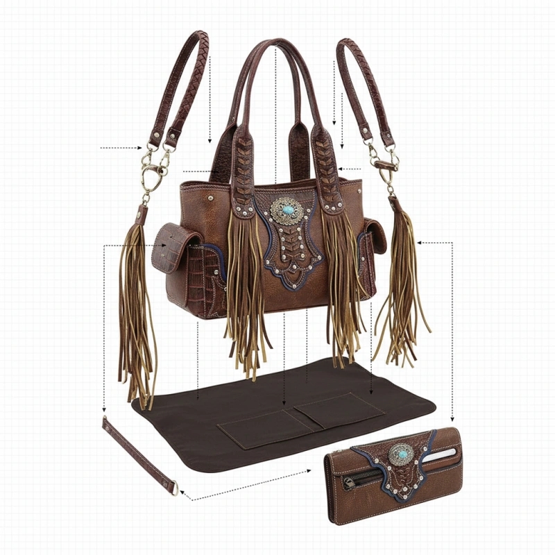 Custom Western Leather Handbag Manufacturer