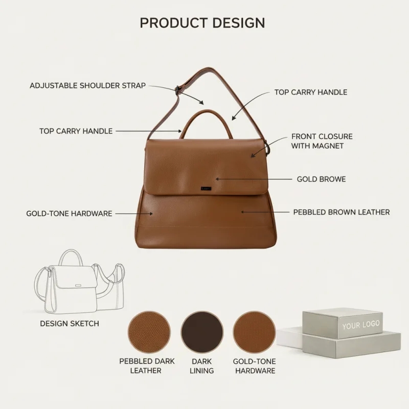 Custom Leather Handbag Manufacturer -bagsrain