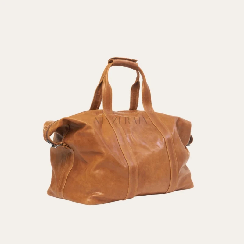 Custom Leather Travel Bag Manufacturer | Full Grain Leather Duffel Bag OEM – XINZIRAIN