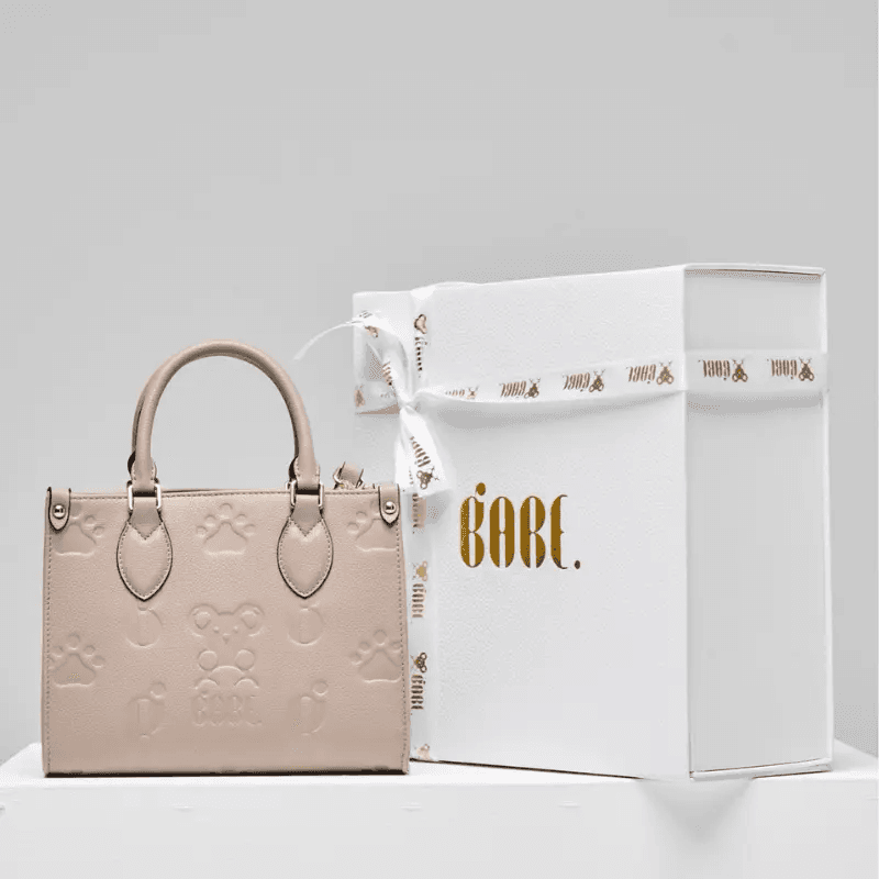 GOATED BARE Embossed Tote Bag