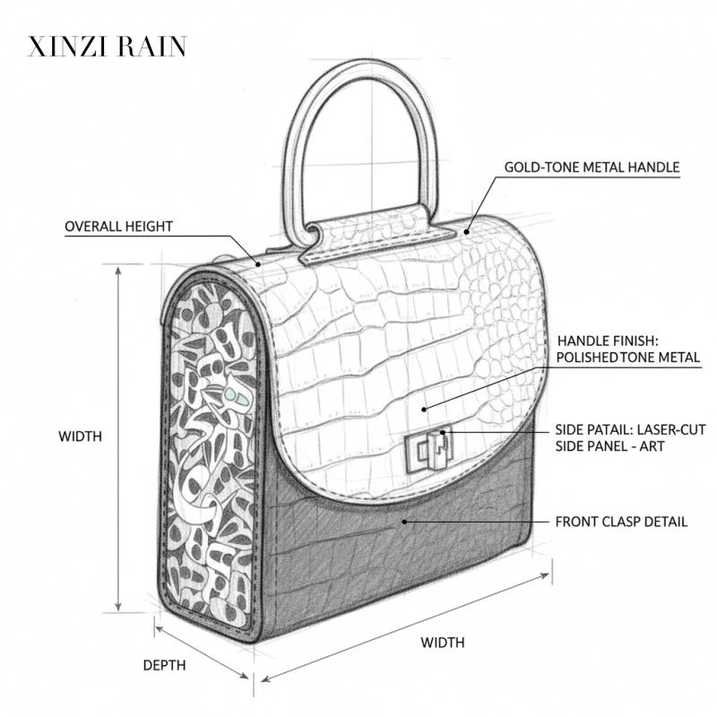 Custom Leather Evening Handheld Bags - OEM & ODM Manufacturer