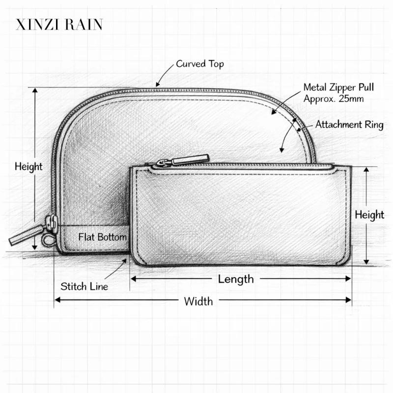Custom Folded Multi-Card Wallet Manufacturer – Zip Around Leather Wallet OEM
