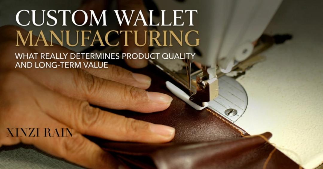 Custom Wallet Manufacturing: What Really Determines Product Quality and Long-Term Value