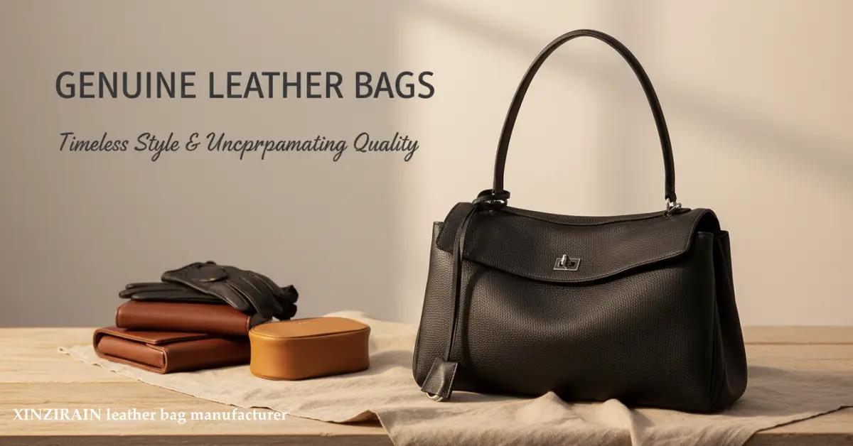 Genuine Leather Bags Explained: Materials, Quality, and Manufacturing Guide