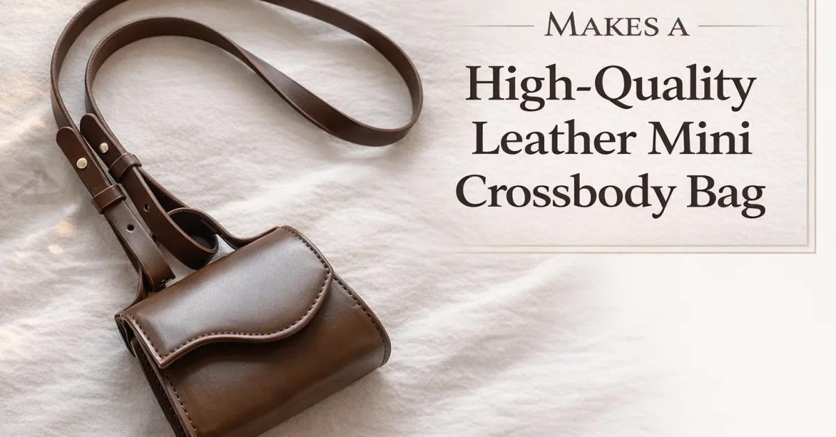 What Makes a High-Quality Leather Mini Crossbody Bag