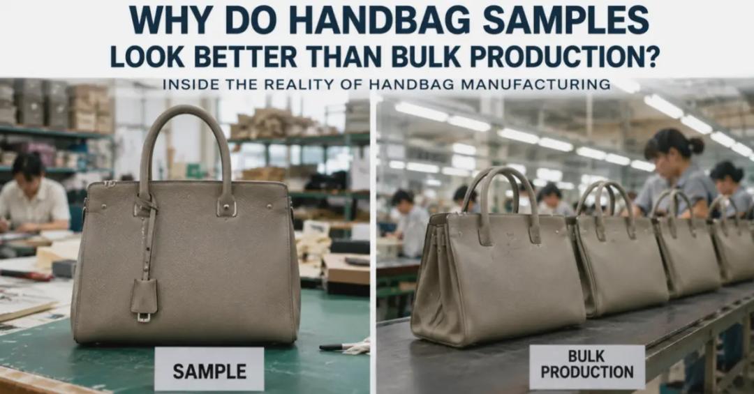 Why Do Handbag Samples Look Better Than Bulk Production?
