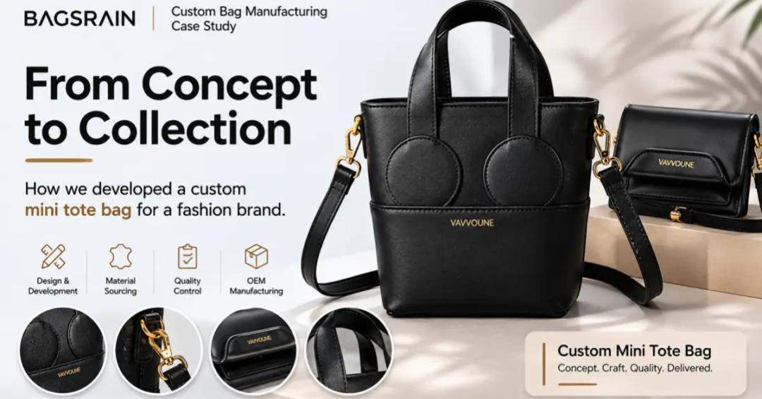 Du concept au marché : comment nous avons développé une collection de mini fourre-tout personnalisés pour une marque de mode émergente