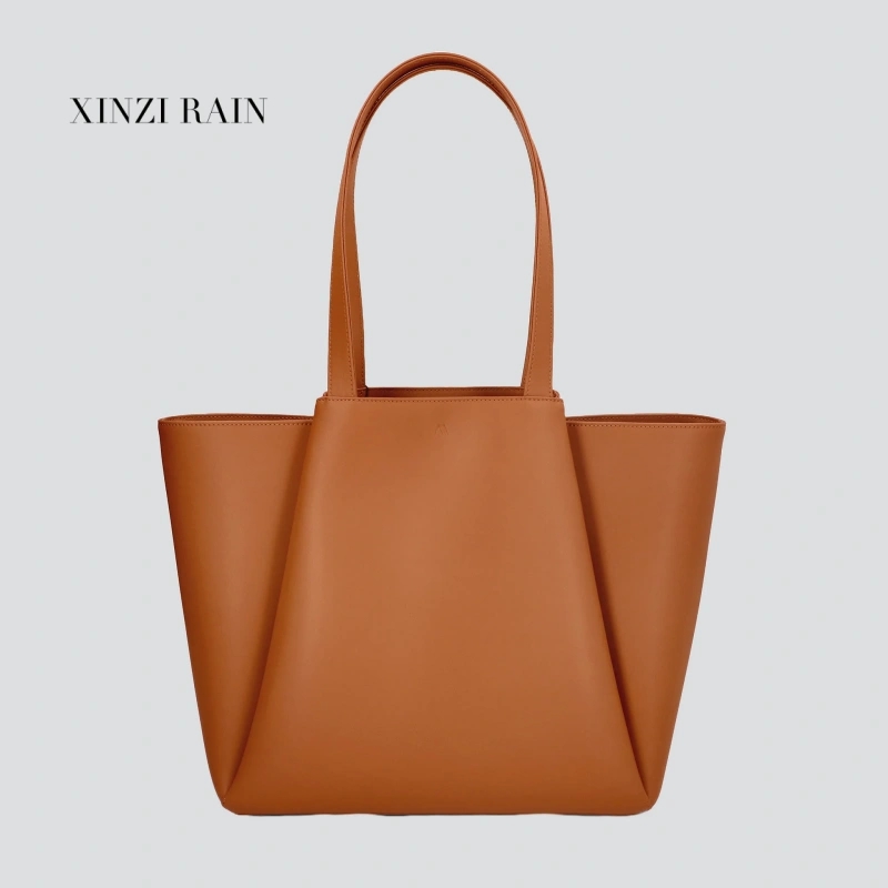 Custom Leather Laptop Tote Bag for Work & Business