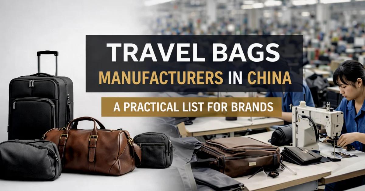 Travel Bags Manufacturers in China: A Practical List for Brands, Buyers, and Private Label Projects