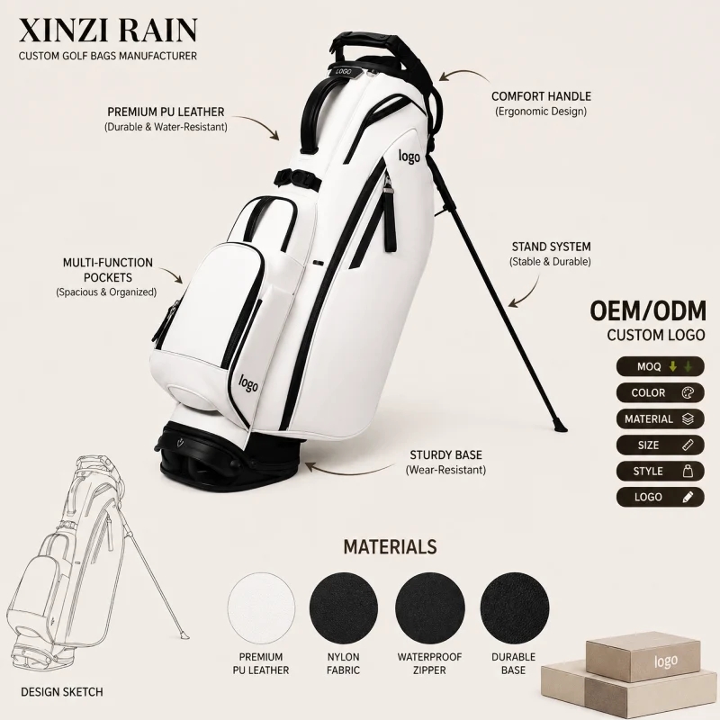 Custom Golf Bag Manufacturer – Premium Stand Golf Bag OEM & Private Label