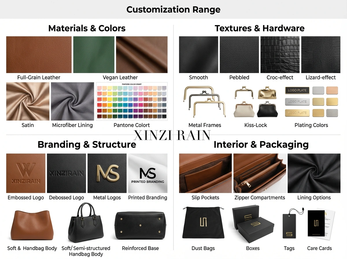 Design Customization for Private Label Bags | XINZIRAIN